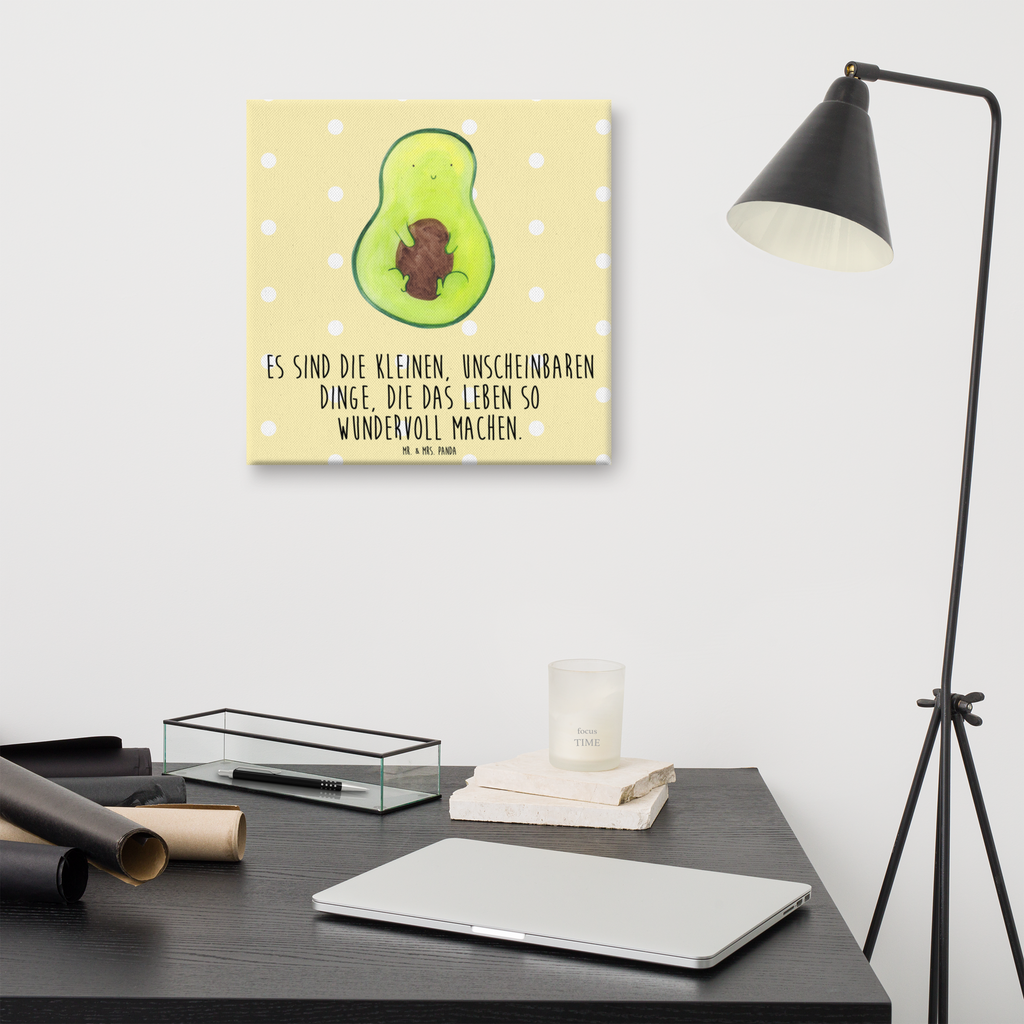 Leinwand Bild Avocado mit Kern Leinwand, Bild, Kunstdruck, Wanddeko, Dekoration, Avocado, Veggie, Vegan, Gesund, Avokado, Avocadokern, Kern, Pflanze, Spruch Leben