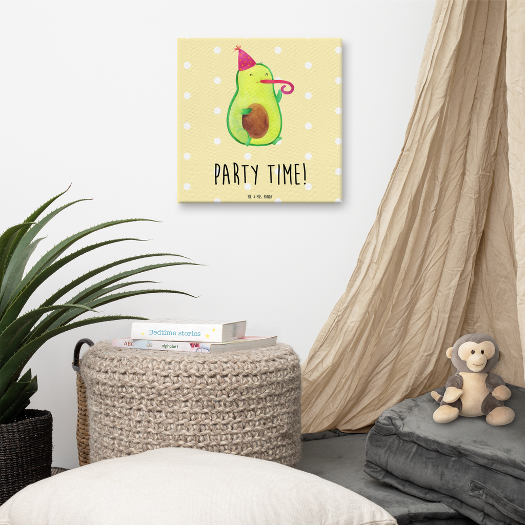 Leinwand Bild Avocado Party Time Leinwand, Bild, Kunstdruck, Wanddeko, Dekoration, Avocado, Veggie, Vegan, Gesund