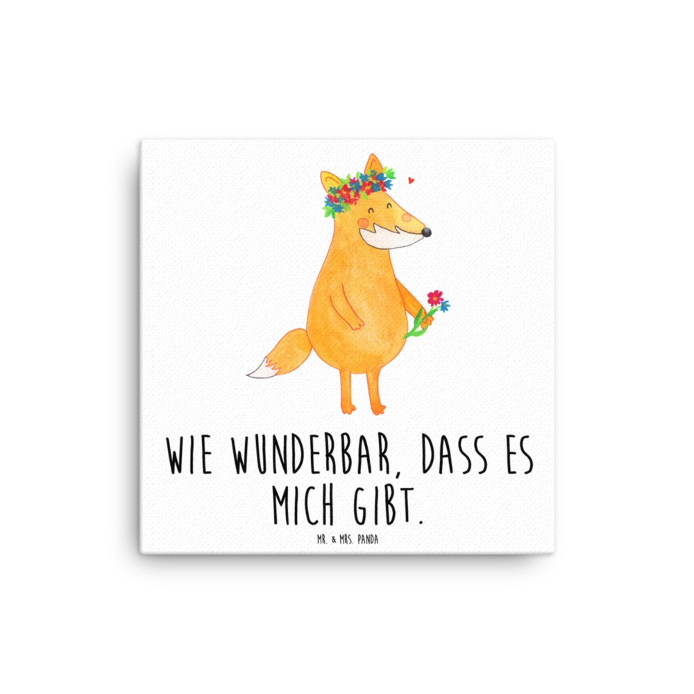 Leinwand Bild Fuchs Blumenliebe Leinwand, Bild, Kunstdruck, Wanddeko, Dekoration, Fuchs, Füchse, Fox, Liebe, Freundin, Fuchsmädchen, Blumenmädchen, Freundinnen, Liebesbeweis, Blume, Blumen, Motivation, Freude, ich, mich, Selbstliebe
