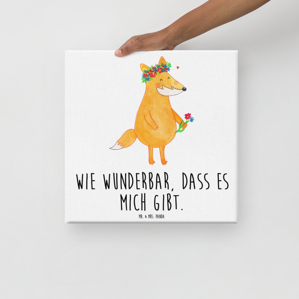 Leinwand Bild Fuchs Blumenliebe Leinwand, Bild, Kunstdruck, Wanddeko, Dekoration, Fuchs, Füchse, Fox, Liebe, Freundin, Fuchsmädchen, Blumenmädchen, Freundinnen, Liebesbeweis, Blume, Blumen, Motivation, Freude, ich, mich, Selbstliebe