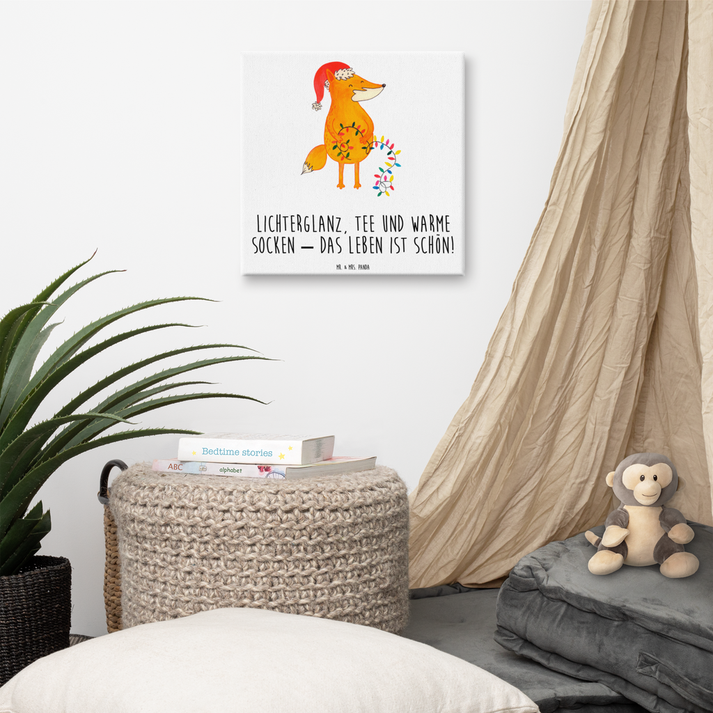 Leinwand Bild Fuchs Weihnachten Leinwand, Bild, Kunstdruck, Wanddeko, Dekoration, Winter, Weihnachten, Weihnachtsdeko, Nikolaus, Advent, Heiligabend, Wintermotiv, Fuchs, Füchse, Spruch schön, Geschenk Weihnachten, Weihnachtsmann, Weihnachtszeit