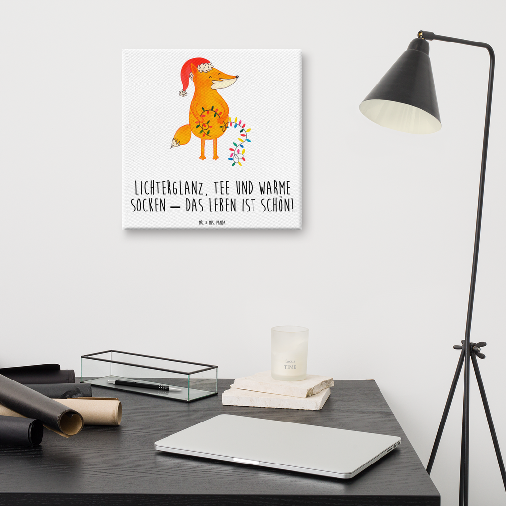Leinwand Bild Fuchs Weihnachten Leinwand, Bild, Kunstdruck, Wanddeko, Dekoration, Winter, Weihnachten, Weihnachtsdeko, Nikolaus, Advent, Heiligabend, Wintermotiv, Fuchs, Füchse, Spruch schön, Geschenk Weihnachten, Weihnachtsmann, Weihnachtszeit