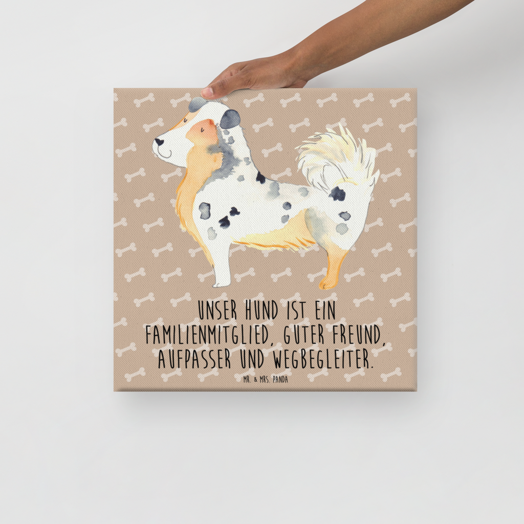 Leinwand Bild Australien Shepherd Leinwand, Bild, Kunstdruck, Wanddeko, Dekoration, Hund, Hundemotiv, Haustier, Hunderasse, Tierliebhaber, Hundebesitzer, Sprüche, Australien Shepherd, Shepherd, Hundeliebe, Familienhund, Spruch