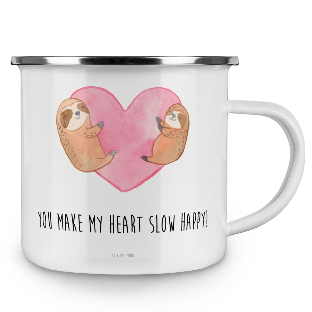 Camping Emaille Tasse Faultiere Herz Campingtasse, Trinkbecher, Metalltasse, Outdoor Tasse, Emaille Trinkbecher, Blechtasse Outdoor, Emaille Campingbecher, Edelstahl Trinkbecher, Metalltasse für Camping, Kaffee Blechtasse, Camping Tasse Metall, Liebe, Partner, Freund, Freundin, Ehemann, Ehefrau, Heiraten, Verlobung, Heiratsantrag, Liebesgeschenk, Jahrestag, Hocheitstag, Valentinstag, Geschenk für Frauen, Hochzeitstag, Mitbringsel, Geschenk für Freundin, Geschenk für Partner, Liebesbeweis, für Männer, für Ehemann