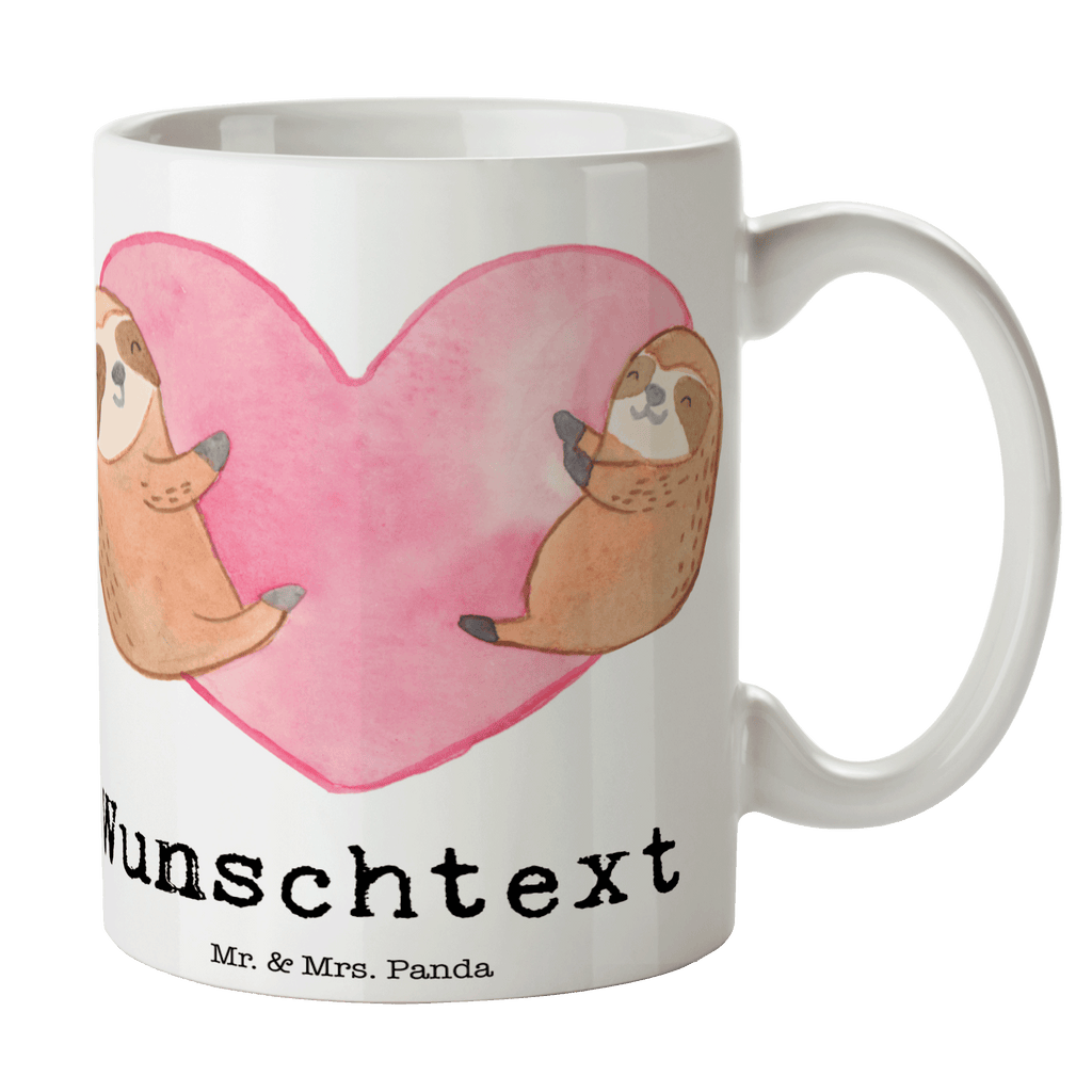 Personalisierte Tasse Faultiere Herz Personalisierte Tasse, Namenstasse, Wunschname, Personalisiert, Tasse, Namen, Drucken, Tasse mit Namen, Liebe, Partner, Freund, Freundin, Ehemann, Ehefrau, Heiraten, Verlobung, Heiratsantrag, Liebesgeschenk, Jahrestag, Hocheitstag, Valentinstag, Geschenk für Frauen, Hochzeitstag, Mitbringsel, Geschenk für Freundin, Geschenk für Partner, Liebesbeweis, für Männer, für Ehemann