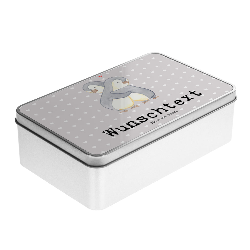 Personalisierte Metalldose Pinguine Kuscheln Personalisierte Metalldose, Dose mit Namen, Namensdose, Kiste mit Namen, Namenskiste, Liebe, Partner, Freund, Freundin, Ehemann, Ehefrau, Heiraten, Verlobung, Heiratsantrag, Liebesgeschenk, Jahrestag, Hocheitstag, Valentinstag, Geschenk für Frauen, Hochzeitstag, Mitbringsel, Geschenk für Freundin, Geschenk für Partner, Liebesbeweis, für Männer, für Ehemann
