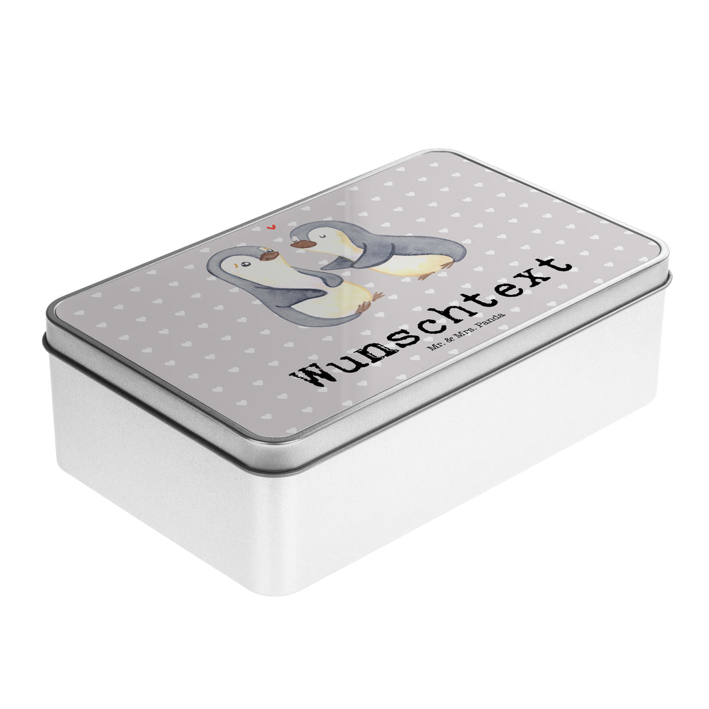 Personalisierte Metalldose Pinguine trösten Personalisierte Metalldose, Dose mit Namen, Namensdose, Kiste mit Namen, Namenskiste, Liebe, Partner, Freund, Freundin, Ehemann, Ehefrau, Heiraten, Verlobung, Heiratsantrag, Liebesgeschenk, Jahrestag, Hocheitstag, Valentinstag, Geschenk für Frauen, Hochzeitstag, Mitbringsel, Geschenk für Freundin, Geschenk für Partner, Liebesbeweis, für Männer, für Ehemann