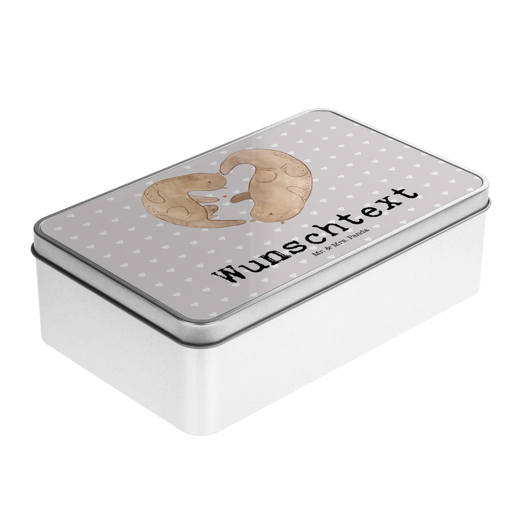 Personalisierte Metalldose Otter Valentine Personalisierte Metalldose, Dose mit Namen, Namensdose, Kiste mit Namen, Namenskiste, Liebe, Partner, Freund, Freundin, Ehemann, Ehefrau, Heiraten, Verlobung, Heiratsantrag, Liebesgeschenk, Jahrestag, Hocheitstag, Valentinstag, Geschenk für Frauen, Hochzeitstag, Mitbringsel, Geschenk für Freundin, Geschenk für Partner, Liebesbeweis, für Männer, für Ehemann