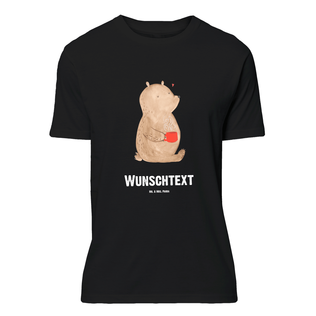Größe XL Personalisiertes T-Shirt Bär Morgenkaffee T-Shirt Personalisiert, T-Shirt mit Namen, T-Shirt mit Aufruck, Männer, Frauen, Liebe, Partner, Freund, Freundin, Ehemann, Ehefrau, Heiraten, Verlobung, Heiratsantrag, Liebesgeschenk, Jahrestag, Hocheitstag, Valentinstag, Geschenk für Frauen, Hochzeitstag, Mitbringsel, Geschenk für Freundin, Geschenk für Partner, Liebesbeweis, für Männer, für Ehemann
