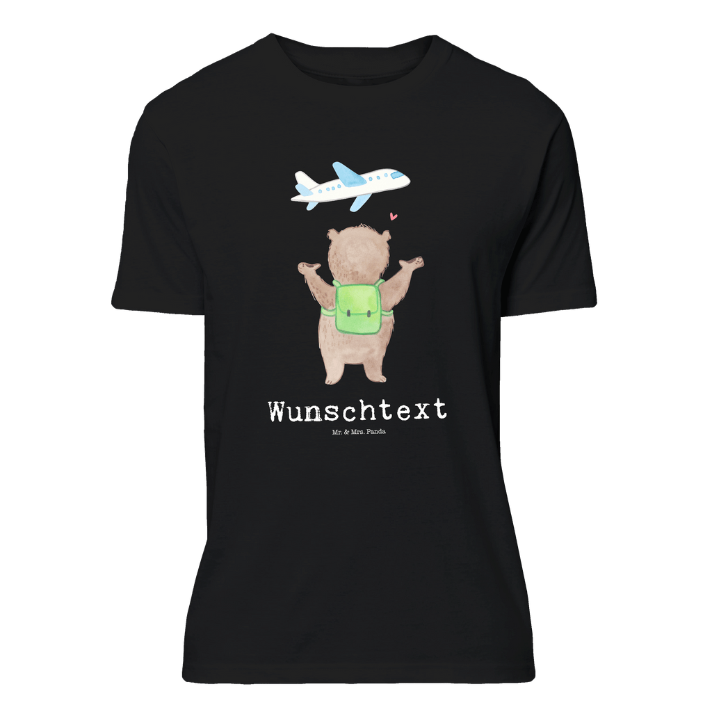 Größe XXL Personalisiertes T-Shirt Bär Flugzeug T-Shirt Personalisiert, T-Shirt mit Namen, T-Shirt mit Aufruck, Männer, Frauen, Wunschtext, Bedrucken, Liebe, Partner, Freund, Freundin, Ehemann, Ehefrau, Heiraten, Verlobung, Heiratsantrag, Liebesgeschenk, Jahrestag, Hocheitstag, Valentinstag, Geschenk für Frauen, Hochzeitstag, Mitbringsel, Geschenk für Freundin, Geschenk für Partner, Liebesbeweis, für Männer, für Ehemann
