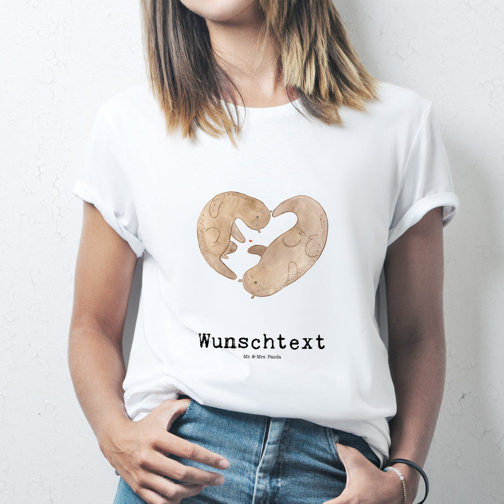 Größe XXL Personalisiertes T-Shirt Otter Valentine T-Shirt Personalisiert, T-Shirt mit Namen, T-Shirt mit Aufruck, Männer, Frauen, Wunschtext, Bedrucken, Liebe, Partner, Freund, Freundin, Ehemann, Ehefrau, Heiraten, Verlobung, Heiratsantrag, Liebesgeschenk, Jahrestag, Hocheitstag, Valentinstag, Geschenk für Frauen, Hochzeitstag, Mitbringsel, Geschenk für Freundin, Geschenk für Partner, Liebesbeweis, für Männer, für Ehemann
