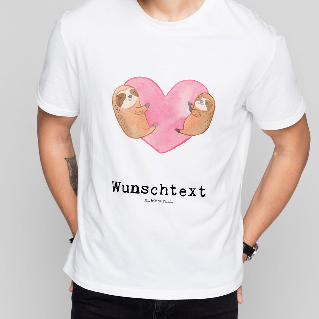 Größe S Personalisiertes T-Shirt Faultiere Herz T-Shirt Personalisiert, T-Shirt mit Namen, T-Shirt mit Aufruck, Männer, Frauen, Liebe, Partner, Freund, Freundin, Ehemann, Ehefrau, Heiraten, Verlobung, Heiratsantrag, Liebesgeschenk, Jahrestag, Hocheitstag, Valentinstag, Geschenk für Frauen, Hochzeitstag, Mitbringsel, Geschenk für Freundin, Geschenk für Partner, Liebesbeweis, für Männer, für Ehemann