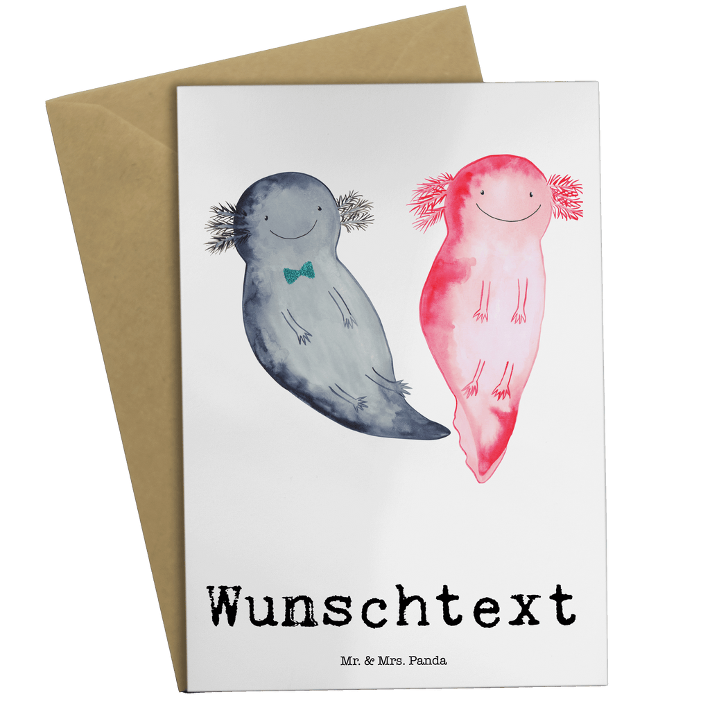 Personalisierte Grußkarte Axolotl Liebe Personalisierte Grußkarte, Personalisiertere Klappkarte, Personalisierte Einladungskarte, Personalisierte Glückwunschkarte, Personalisierte Hochzeitskarte, Personalisierte Geburtstagskarte, Grußkarte mit Namen, Grußkarte selber drucken, Grußkarte selbst gestalten, Grußkarte mit persönlichen Nachrichten, Grußkarte als Geldgeschenk, Grußkarten personalisiert, Liebe, Partner, Freund, Freundin, Ehemann, Ehefrau, Heiraten, Verlobung, Heiratsantrag, Liebesgeschenk, Jahrestag, Hocheitstag, Valentinstag, Geschenk für Frauen, Hochzeitstag, Mitbringsel, Geschenk für Freundin, Geschenk für Partner, Liebesbeweis, für Männer, für Ehemann