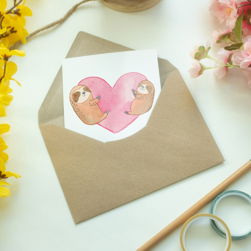 Personalisierte Grußkarte Faultiere Herz Personalisierte Grußkarte, Personalisiertere Klappkarte, Personalisierte Einladungskarte, Personalisierte Glückwunschkarte, Personalisierte Hochzeitskarte, Personalisierte Geburtstagskarte, Grußkarte mit Namen, Grußkarte selber drucken, Grußkarte selbst gestalten, Grußkarte mit persönlichen Nachrichten, Grußkarte als Geldgeschenk, Grußkarten personalisiert, Liebe, Partner, Freund, Freundin, Ehemann, Ehefrau, Heiraten, Verlobung, Heiratsantrag, Liebesgeschenk, Jahrestag, Hocheitstag, Valentinstag, Geschenk für Frauen, Hochzeitstag, Mitbringsel, Geschenk für Freundin, Geschenk für Partner, Liebesbeweis, für Männer, für Ehemann