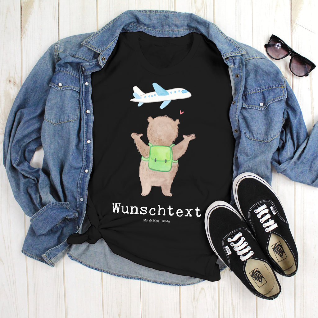 Größe M Personalisiertes T-Shirt Bär Flugzeug T-Shirt Personalisiert, T-Shirt mit Namen, T-Shirt mit Aufruck, Männer, Frauen, Liebe, Partner, Freund, Freundin, Ehemann, Ehefrau, Heiraten, Verlobung, Heiratsantrag, Liebesgeschenk, Jahrestag, Hocheitstag, Valentinstag, Geschenk für Frauen, Hochzeitstag, Mitbringsel, Geschenk für Freundin, Geschenk für Partner, Liebesbeweis, für Männer, für Ehemann