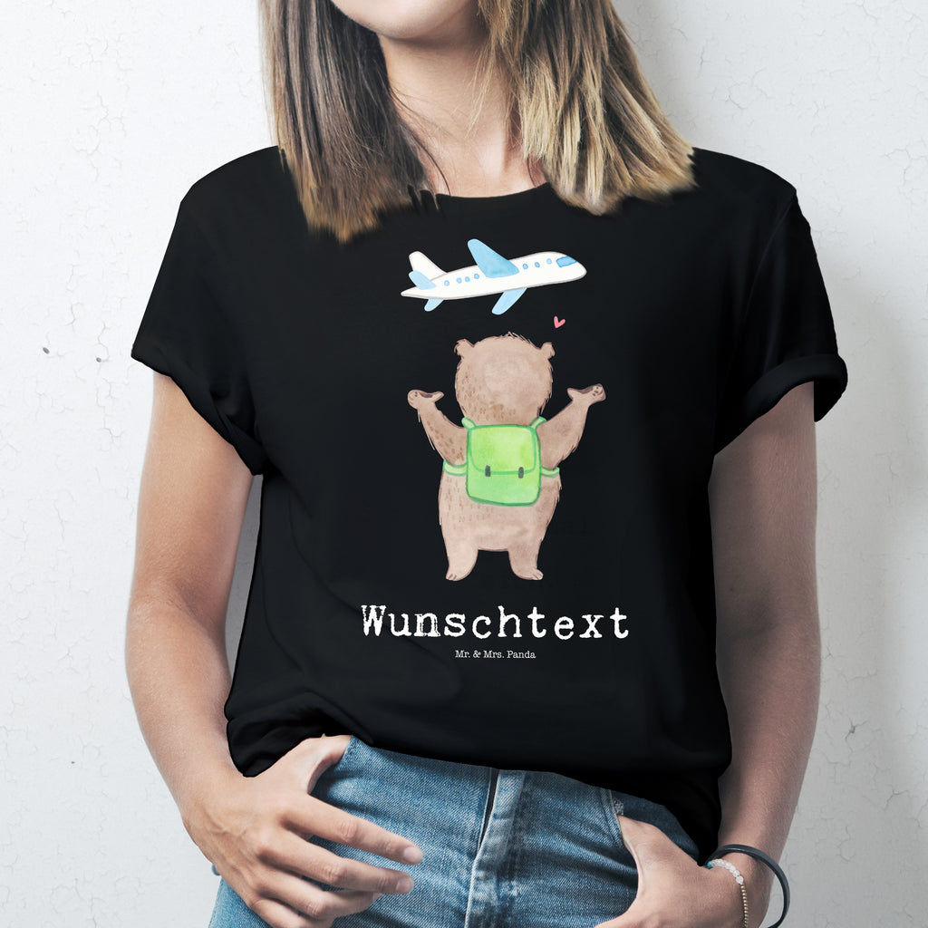Größe M Personalisiertes T-Shirt Bär Flugzeug T-Shirt Personalisiert, T-Shirt mit Namen, T-Shirt mit Aufruck, Männer, Frauen, Liebe, Partner, Freund, Freundin, Ehemann, Ehefrau, Heiraten, Verlobung, Heiratsantrag, Liebesgeschenk, Jahrestag, Hocheitstag, Valentinstag, Geschenk für Frauen, Hochzeitstag, Mitbringsel, Geschenk für Freundin, Geschenk für Partner, Liebesbeweis, für Männer, für Ehemann