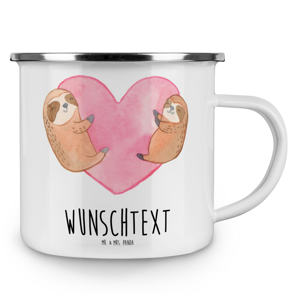 Personalisierte Emaille Tasse Faultiere Herz Emaille Tasse personalisiert, Emaille Tasse mit Namen, Campingtasse personalisiert, Namenstasse, Campingtasse bedrucken, Campinggeschirr personalsisert, Liebe, Partner, Freund, Freundin, Ehemann, Ehefrau, Heiraten, Verlobung, Heiratsantrag, Liebesgeschenk, Jahrestag, Hocheitstag, Valentinstag, Geschenk für Frauen, Hochzeitstag, Mitbringsel, Geschenk für Freundin, Geschenk für Partner, Liebesbeweis, für Männer, für Ehemann