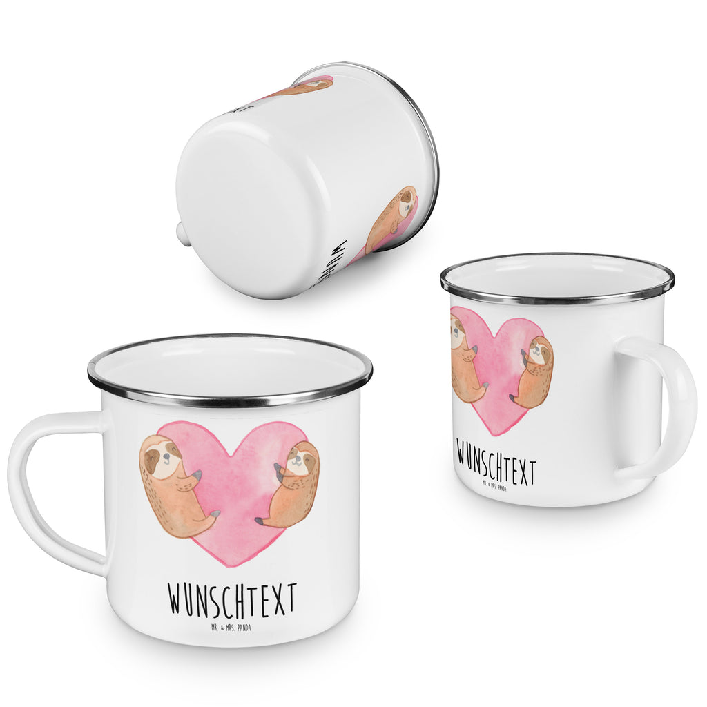 Personalisierte Emaille Tasse Faultiere Herz Emaille Tasse personalisiert, Emaille Tasse mit Namen, Campingtasse personalisiert, Namenstasse, Campingtasse bedrucken, Campinggeschirr personalsisert, Liebe, Partner, Freund, Freundin, Ehemann, Ehefrau, Heiraten, Verlobung, Heiratsantrag, Liebesgeschenk, Jahrestag, Hocheitstag, Valentinstag, Geschenk für Frauen, Hochzeitstag, Mitbringsel, Geschenk für Freundin, Geschenk für Partner, Liebesbeweis, für Männer, für Ehemann
