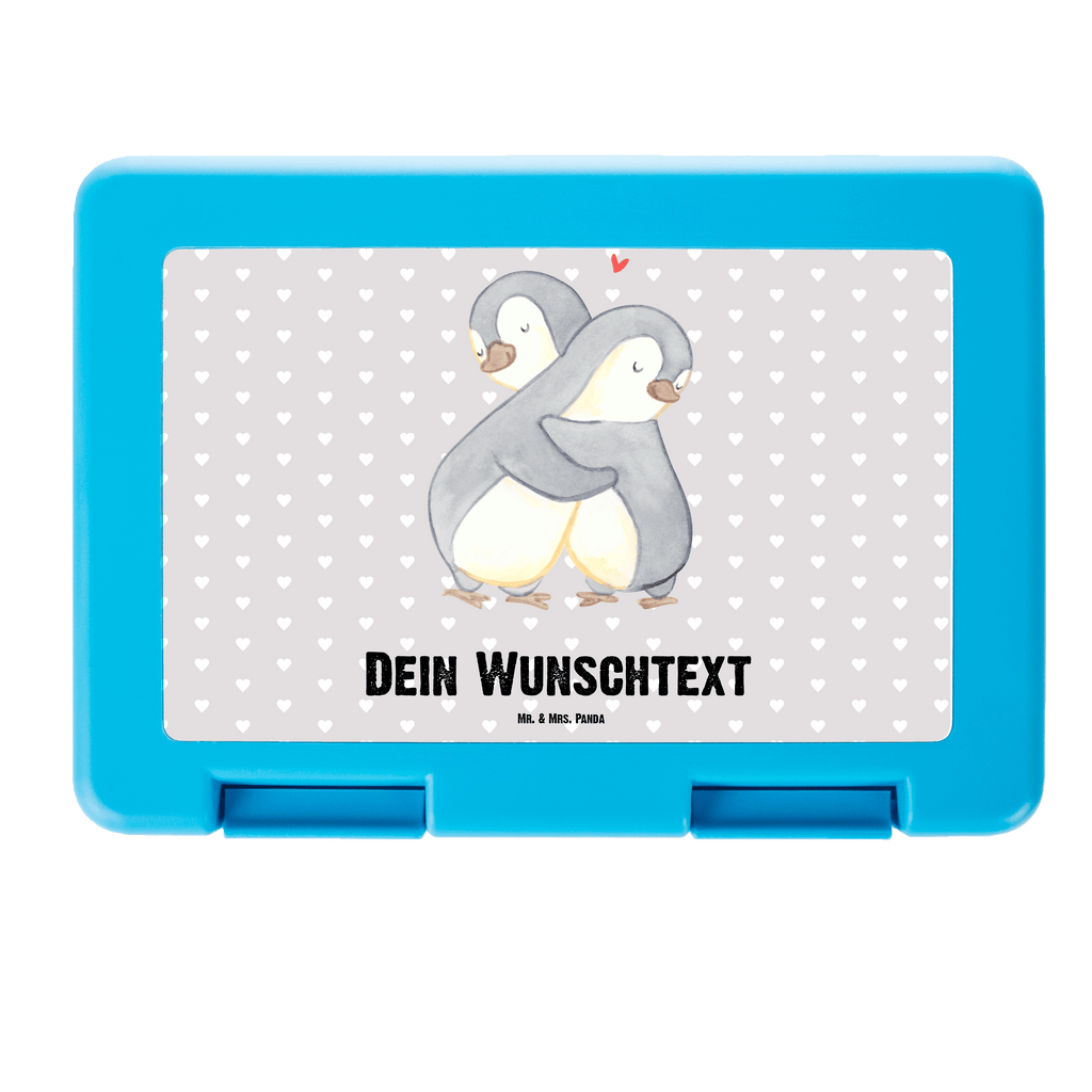 Personalisierte Brotdose Pinguine Kuscheln Brotdose personalisiert, Brotbox, Snackbox, Lunch box, Butterbrotdose, Brotzeitbox, Liebe, Partner, Freund, Freundin, Ehemann, Ehefrau, Heiraten, Verlobung, Heiratsantrag, Liebesgeschenk, Jahrestag, Hocheitstag, Valentinstag, Geschenk für Frauen, Hochzeitstag, Mitbringsel, Geschenk für Freundin, Geschenk für Partner, Liebesbeweis, für Männer, für Ehemann