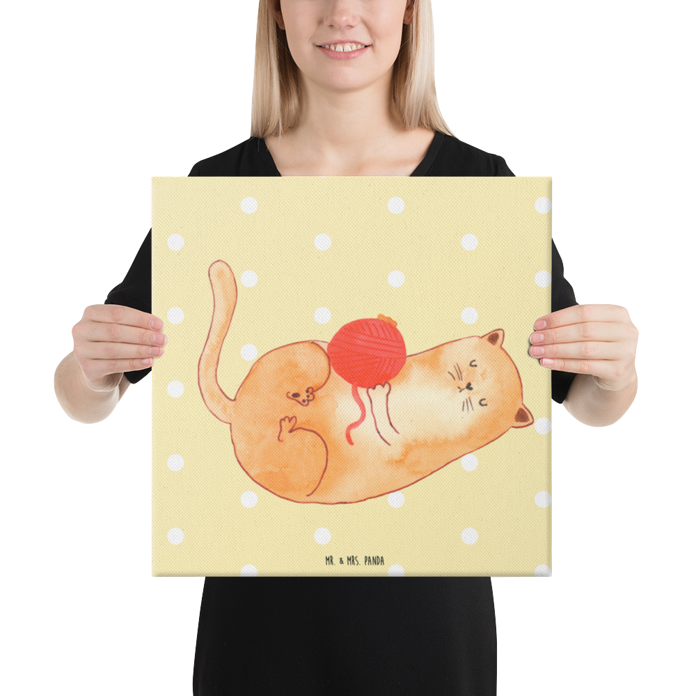 Leinwand Bild Katzen Wollknäul Leinwand, Bild, Kunstdruck, Wanddeko, Dekoration, Katze, Katzenmotiv, Katzenfan, Katzendeko, Katzenfreund, Katzenliebhaber, Katzenprodukte, Katzenartikel, Katzenaccessoires, Katzensouvenirs, Katzenliebhaberprodukte, Katzenmotive, Katzen, Kater, Mietze, Cat, Cats, Katzenhalter, Katzenbesitzerin, Haustier, Wollknäuel, Wolle, Spielen, Spiel, verspielt