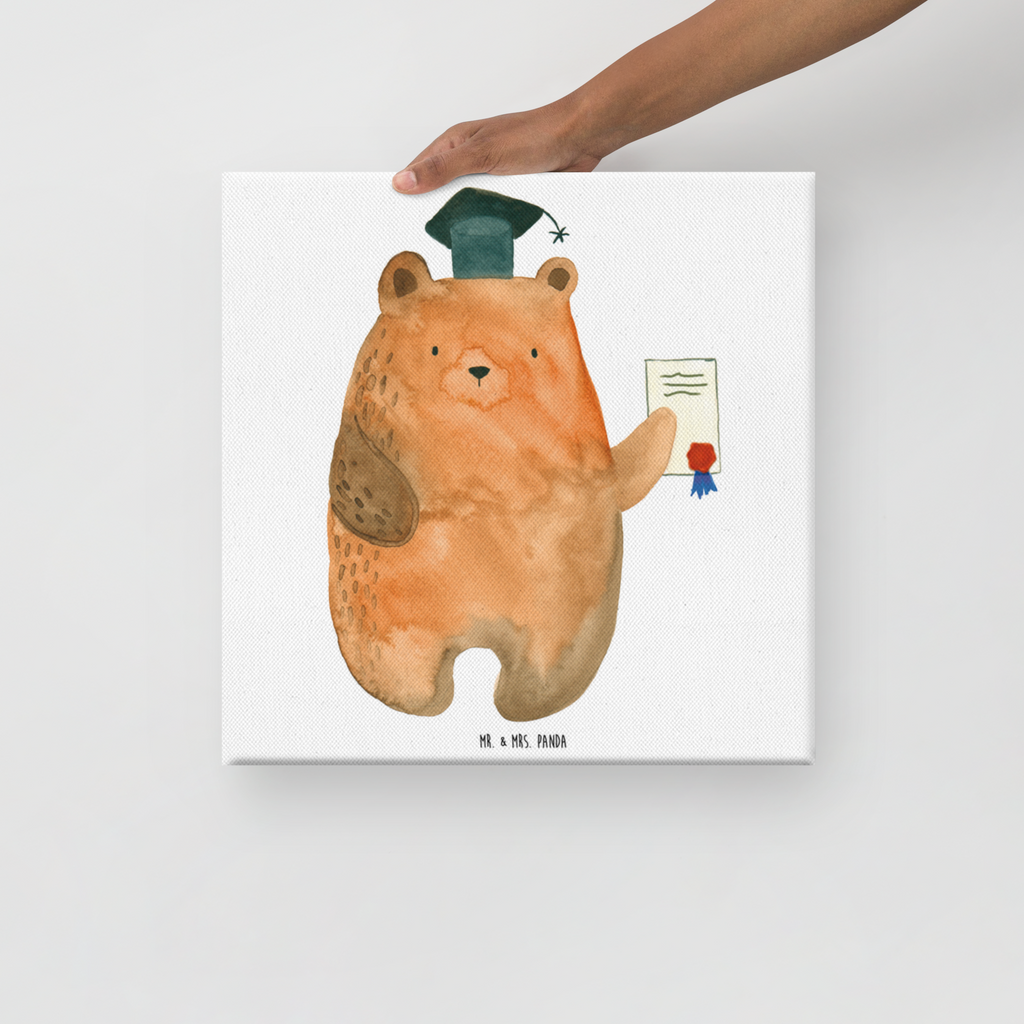 Leinwand Bild Prüfungsbär Leinwand, Bild, Kunstdruck, Wanddeko, Dekoration, Bär, Teddy, Teddybär, Abitur, Prüfungen, Prüfung bestanden, Abschluss, Zeugnis, Abschlusszeugnis
