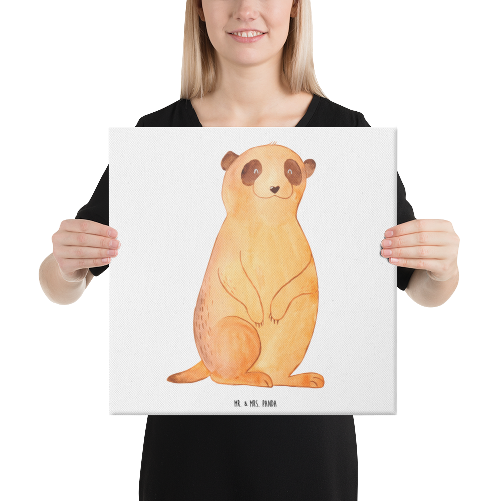 Leinwand Bild Erdmännchen Leinwand, Bild, Kunstdruck, Wanddeko, Dekoration, Afrika, Wildtiere, Erdmännchen, Reisen, Spruch, Weltreise, Afrikareise, Roadtrip, Traveling