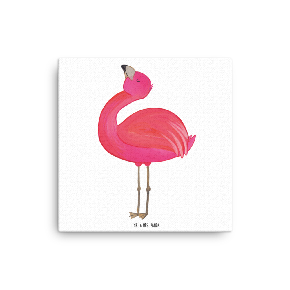Leinwand Bild Flamingo stolz Leinwand, Bild, Kunstdruck, Wanddeko, Dekoration, Flamingo, stolz, Freude, Selbstliebe, Selbstakzeptanz, Freundin, beste Freundin, Tochter, Mama, Schwester