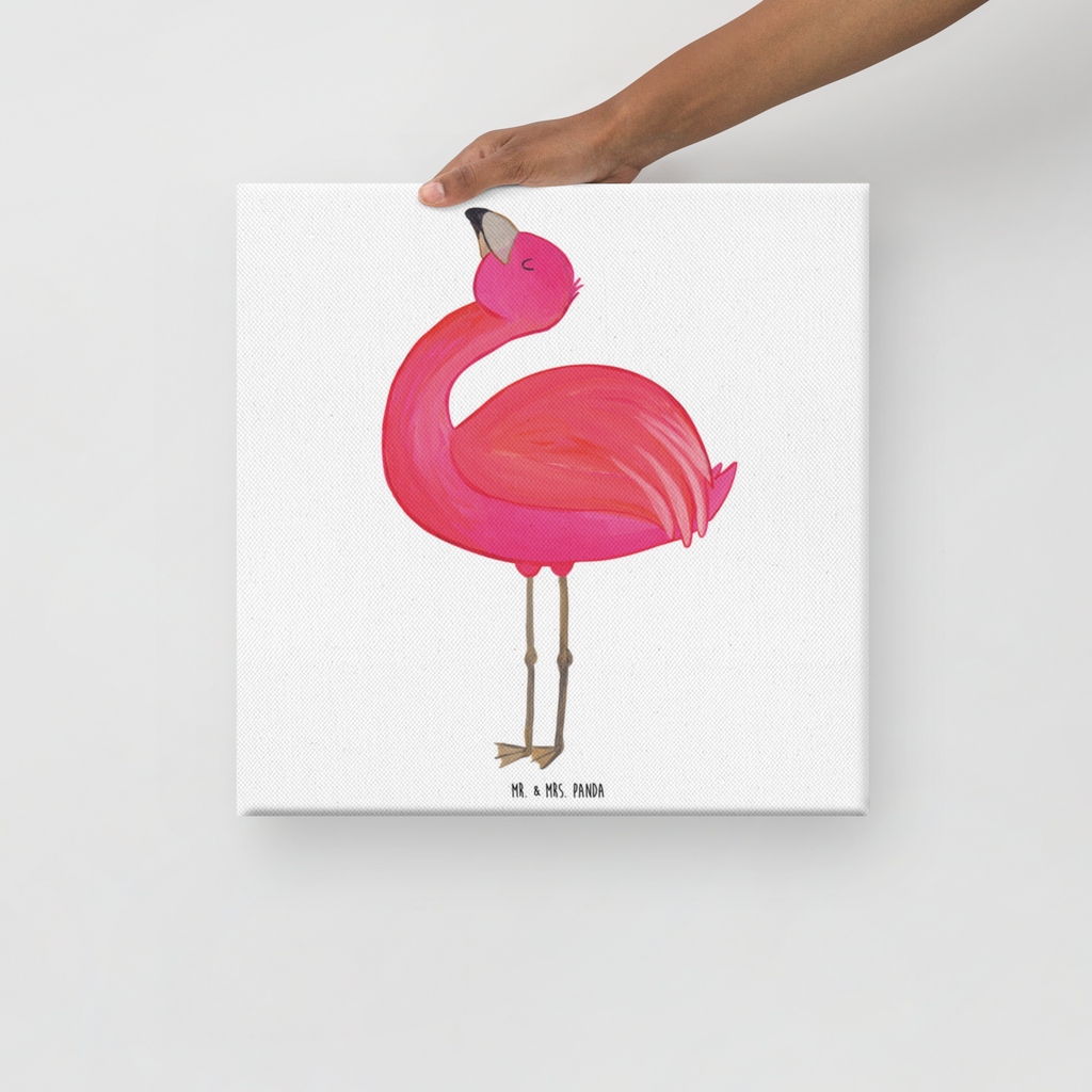 Leinwand Bild Flamingo stolz Leinwand, Bild, Kunstdruck, Wanddeko, Dekoration, Flamingo, stolz, Freude, Selbstliebe, Selbstakzeptanz, Freundin, beste Freundin, Tochter, Mama, Schwester