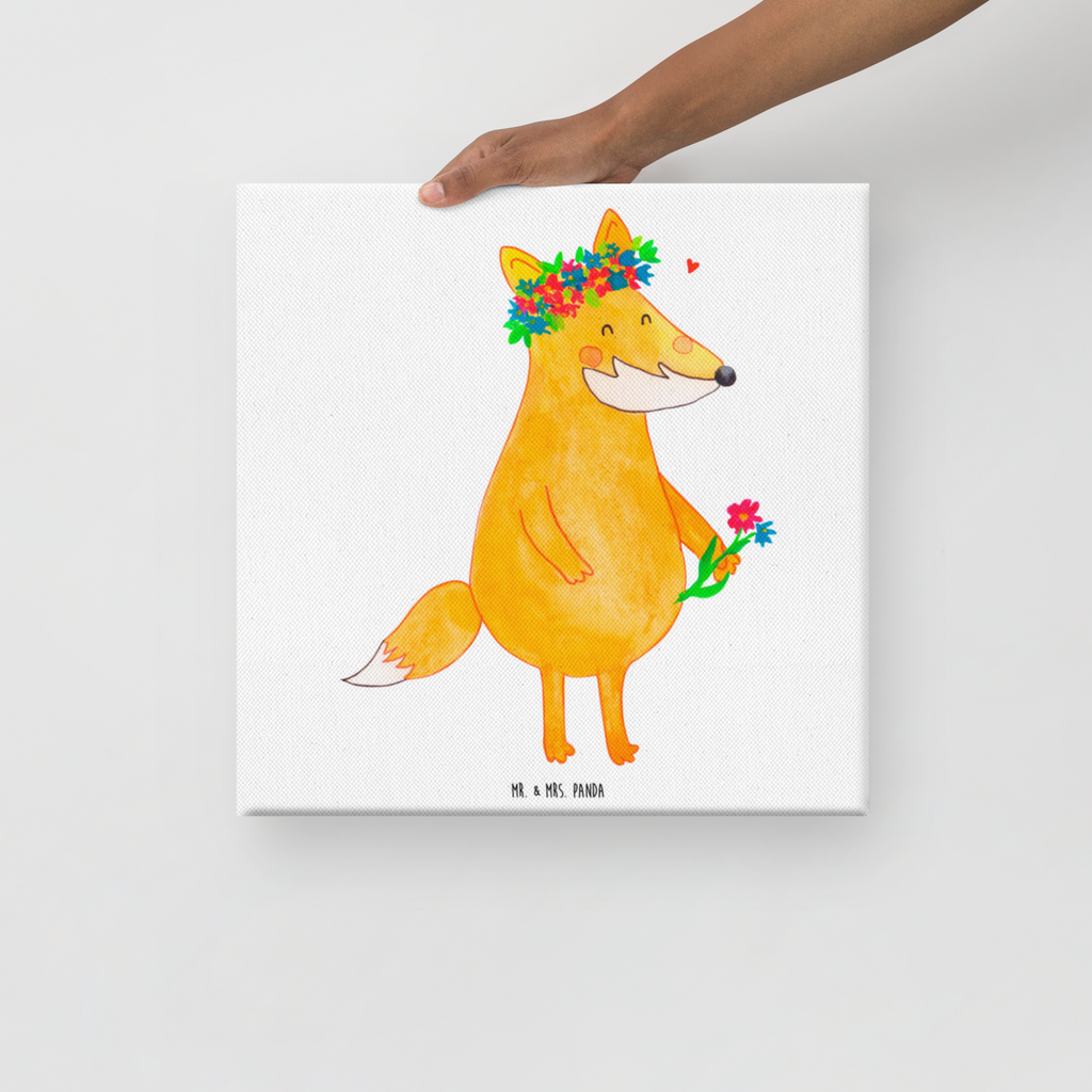 Leinwand Bild Fuchs Blumenliebe Leinwand, Bild, Kunstdruck, Wanddeko, Dekoration, Fuchs, Füchse, Fox, Liebe, Freundin, Fuchsmädchen, Blumenmädchen, Freundinnen, Liebesbeweis, Blume, Blumen, Motivation, Freude, ich, mich, Selbstliebe