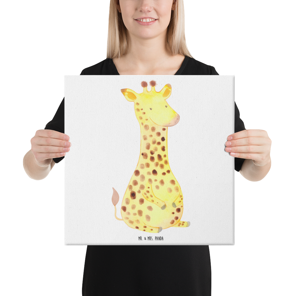 Leinwand Bild Giraffe Zufrieden Leinwand, Bild, Kunstdruck, Wanddeko, Dekoration, Afrika, Wildtiere, Giraffe, Zufrieden, Glück, Abenteuer