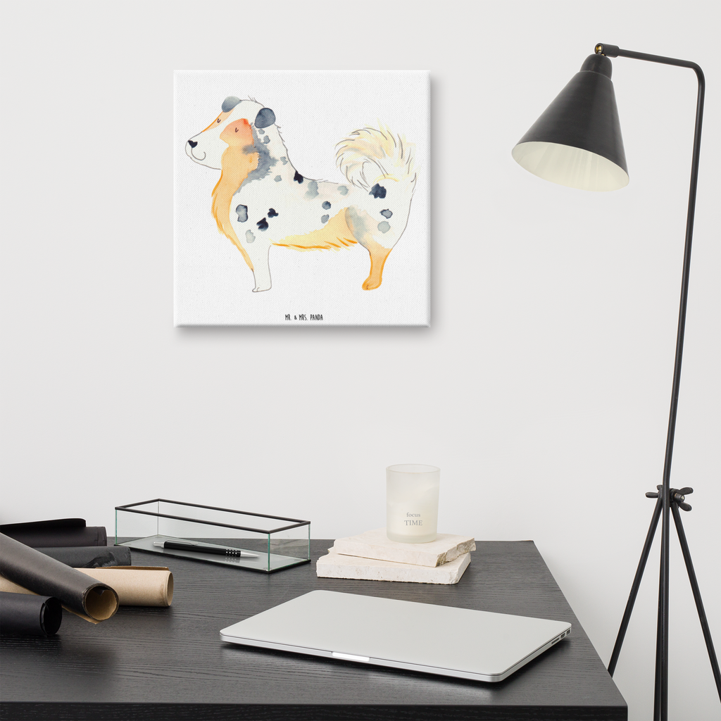 Leinwand Bild Australien Shepherd Leinwand, Bild, Kunstdruck, Wanddeko, Dekoration, Hund, Hundemotiv, Haustier, Hunderasse, Tierliebhaber, Hundebesitzer, Sprüche, Australien Shepherd, Shepherd, Hundeliebe, Familienhund, Spruch