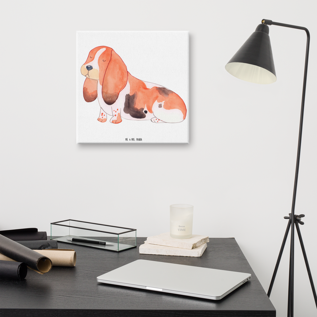 Leinwand Bild Hund Basset Hound Leinwand, Bild, Kunstdruck, Wanddeko, Dekoration, Hund, Hundemotiv, Haustier, Hunderasse, Tierliebhaber, Hundebesitzer, Sprüche, Basset Hound, Basset, Hundeliebe, kinderlos