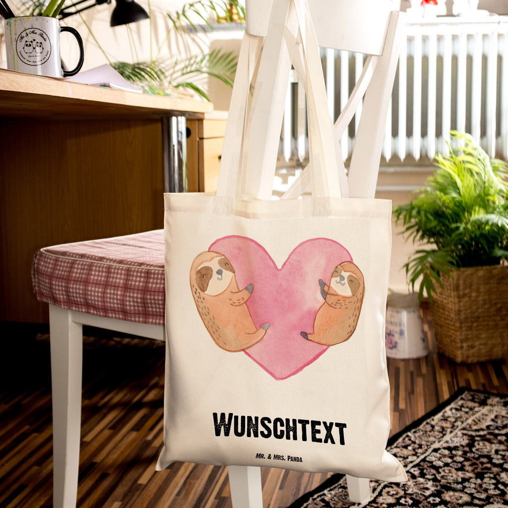 Personalisierte Tragetasche Faultiere Herz Personalisierte Beuteltasche, Personalisierter Beutel, Personalisierte Einkaufstasche, Personalisierter Jutebeutel, Personalisierter Stoffbeutel, Tragetasche mit Namen, Einkaufstasche mit Namen, Stoffbeutel mit Namen, Personalisierte Tasche, Personalisierte Jutetasche, Personalisierte Kindergartentasche, Liebe, Partner, Freund, Freundin, Ehemann, Ehefrau, Heiraten, Verlobung, Heiratsantrag, Liebesgeschenk, Jahrestag, Hocheitstag, Valentinstag, Geschenk für Frauen, Hochzeitstag, Mitbringsel, Geschenk für Freundin, Geschenk für Partner, Liebesbeweis, für Männer, für Ehemann