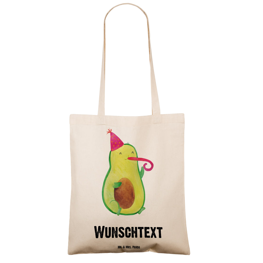 Personalisierte Tragetasche Avocado Partyhupe Personalisierte Beuteltasche, Personalisierter Beutel, Personalisierte Einkaufstasche, Personalisierter Jutebeutel, Personalisierter Stoffbeutel, Tragetasche mit Namen, Einkaufstasche mit Namen, Stoffbeutel mit Namen, Personalisierte Tasche, Personalisierte Jutetasche, Personalisierte Kindergartentasche, Avocado, Veggie, Vegan, Gesund, Party, Feierlichkeit, Feier, Fete, Geburtstag, Gute Laune, Tröte