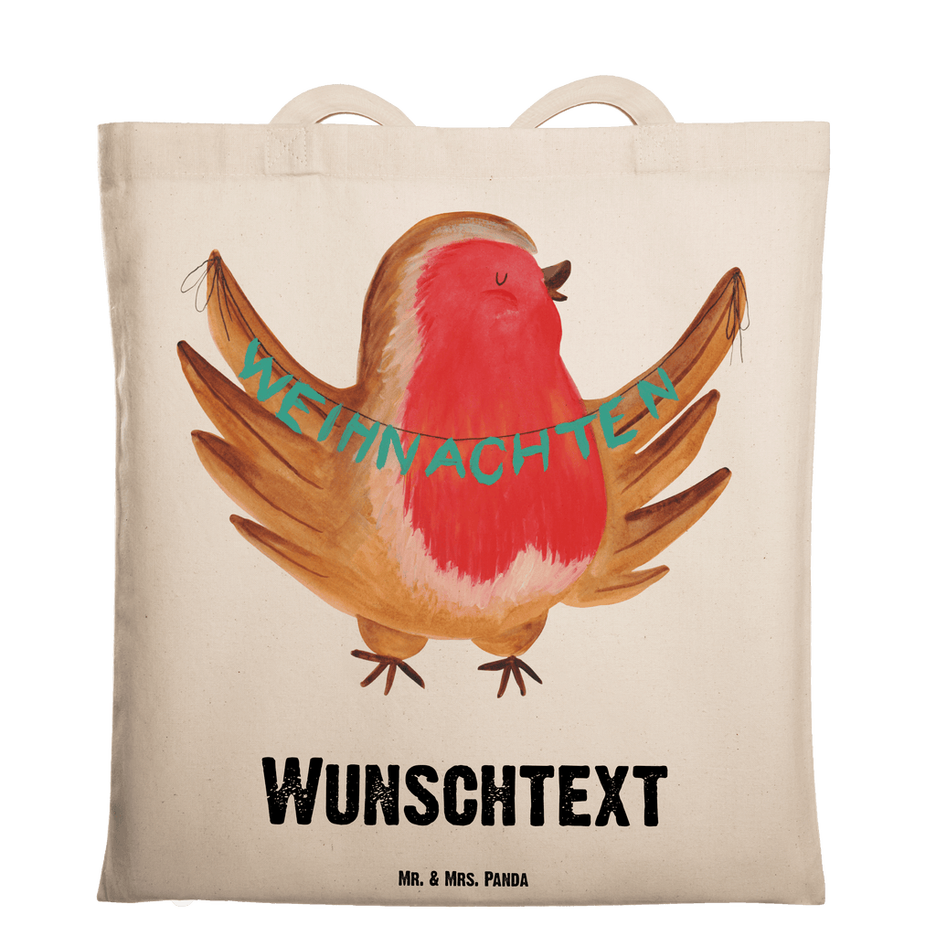 Personalisierte Tragetasche Rotkehlchen Weihnachten Personalisierte Beuteltasche, Personalisierter Beutel, Personalisierte Einkaufstasche, Personalisierter Jutebeutel, Personalisierter Stoffbeutel, Tragetasche mit Namen, Einkaufstasche mit Namen, Stoffbeutel mit Namen, Personalisierte Tasche, Personalisierte Jutetasche, Personalisierte Kindergartentasche, Winter, Weihnachten, Weihnachtsdeko, Nikolaus, Advent, Heiligabend, Wintermotiv, Frohe Weihnachten, Weihnachtsmotiv, Weihnachtsgruß, Vogel, xmas