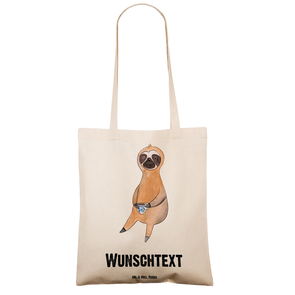 Personalisierte Tragetasche Faultier Kaffee Personalisierte Beuteltasche, Personalisierter Beutel, Personalisierte Einkaufstasche, Personalisierter Jutebeutel, Personalisierter Stoffbeutel, Tragetasche mit Namen, Einkaufstasche mit Namen, Stoffbeutel mit Namen, Personalisierte Tasche, Personalisierte Jutetasche, Personalisierte Kindergartentasche, Faultier, Faultier Geschenk, Faultier Deko, Faultiere, faul, Lieblingstier, Kaffee, erster Kaffee, Morgenmuffel, Frühaufsteher, Kaffeetasse, Genießer, Coffee, Kaffeegetränk