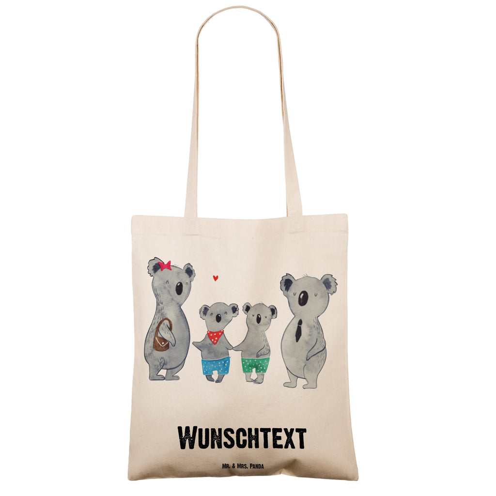 Personalisierte Tragetasche Koala Familie zwei Personalisierte Beuteltasche, Personalisierter Beutel, Personalisierte Einkaufstasche, Personalisierter Jutebeutel, Personalisierter Stoffbeutel, Tragetasche mit Namen, Einkaufstasche mit Namen, Stoffbeutel mit Namen, Personalisierte Tasche, Personalisierte Jutetasche, Personalisierte Kindergartentasche, Familie, Vatertag, Muttertag, Bruder, Schwester, Mama, Papa, Oma, Opa, Koala, Koalabär, beste Familie, Familienzeit, Familienleben, Koalafamilie, Lieblingsfamilie