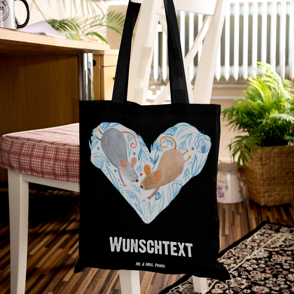 Personalisierte Tragetasche Mäuse Herz Personalisierte Beuteltasche, Personalisierter Beutel, Personalisierte Einkaufstasche, Personalisierter Jutebeutel, Personalisierter Stoffbeutel, Tragetasche mit Namen, Einkaufstasche mit Namen, Stoffbeutel mit Namen, Personalisierte Tasche, Personalisierte Jutetasche, Personalisierte Kindergartentasche, Liebe, Partner, Freund, Freundin, Ehemann, Ehefrau, Heiraten, Verlobung, Heiratsantrag, Liebesgeschenk, Jahrestag, Hocheitstag, Maus, Mäuse, Liebesbotschaft, Liebesbeweis, Hochzeit, Lieblingsmensch, Gemeinsamkeit, Love, Geschenk für zwei