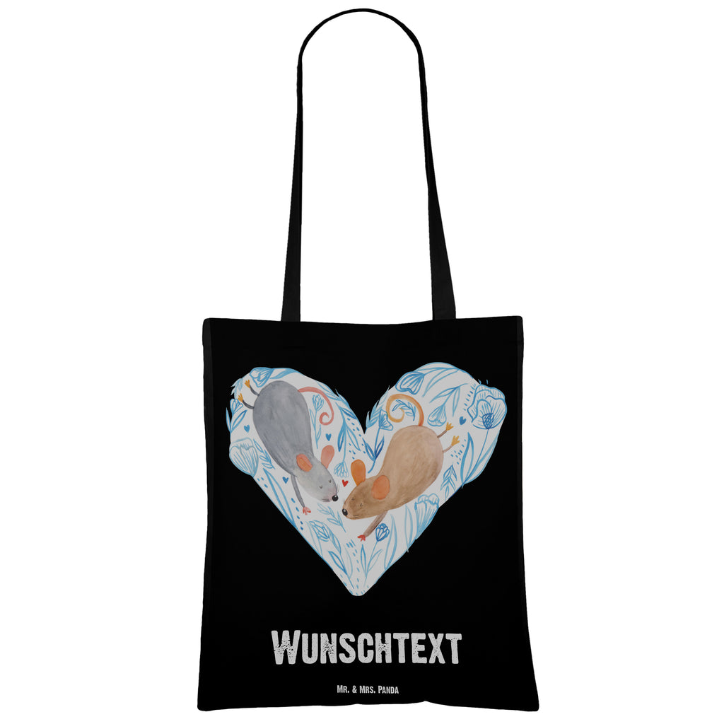 Personalisierte Tragetasche Mäuse Herz Personalisierte Beuteltasche, Personalisierter Beutel, Personalisierte Einkaufstasche, Personalisierter Jutebeutel, Personalisierter Stoffbeutel, Tragetasche mit Namen, Einkaufstasche mit Namen, Stoffbeutel mit Namen, Personalisierte Tasche, Personalisierte Jutetasche, Personalisierte Kindergartentasche, Liebe, Partner, Freund, Freundin, Ehemann, Ehefrau, Heiraten, Verlobung, Heiratsantrag, Liebesgeschenk, Jahrestag, Hocheitstag, Maus, Mäuse, Liebesbotschaft, Liebesbeweis, Hochzeit, Lieblingsmensch, Gemeinsamkeit, Love, Geschenk für zwei