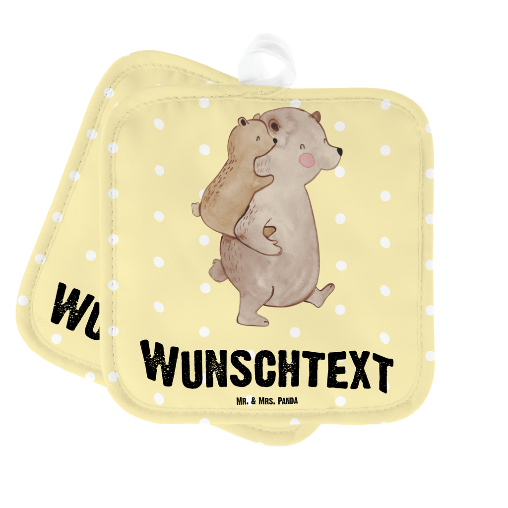 Personalisierte Topflappen Papa Bär Topflappen personalisiert, Personalisierte Topfuntersetzer, Personalisierter Ofenhandschuh, Topflappen Set personalisiert, Topflappen mit Namen, Namensaufdruck, Familie, Vatertag, Muttertag, Bruder, Schwester, Mama, Papa, Oma, Opa, Geschenk, Vater, Papi, Vati, Onkel, Geburtstag