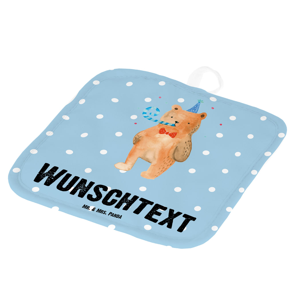Personalisierte Topflappen Birthday Bär Topflappen personalisiert, Personalisierte Topfuntersetzer, Personalisierter Ofenhandschuh, Topflappen Set personalisiert, Topflappen mit Namen, Namensaufdruck, Bär, Teddy, Teddybär, Happy Birthday, Alles Gute, Glückwunsch, Geburtstag