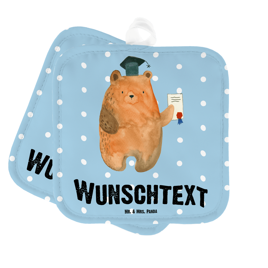 Personalisierte Topflappen Prüfungsbär Topflappen personalisiert, Personalisierte Topfuntersetzer, Personalisierter Ofenhandschuh, Topflappen Set personalisiert, Topflappen mit Namen, Namensaufdruck, Bär, Teddy, Teddybär, Abitur, Prüfungen, Prüfung bestanden, Abschluss, Zeugnis, Abschlusszeugnis