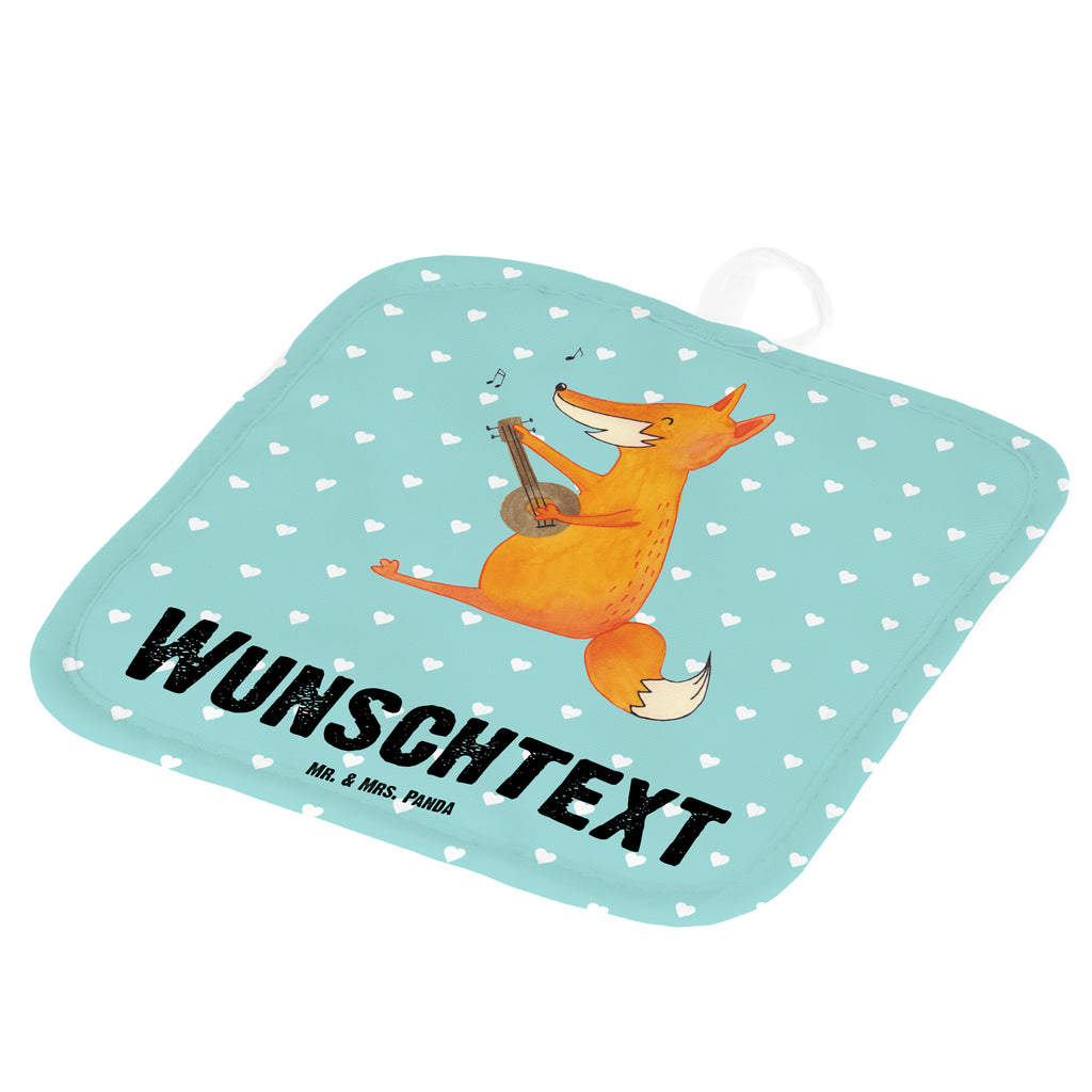 Personalisierte Topflappen Fuchs Gitarre Topflappen personalisiert, Personalisierte Topfuntersetzer, Personalisierter Ofenhandschuh, Topflappen Set personalisiert, Topflappen mit Namen, Namensaufdruck, Fuchs, Füchse, Geschenk Musiker, Musik Spruch, Musikerin, Sänger, Sängerin, Gitarre