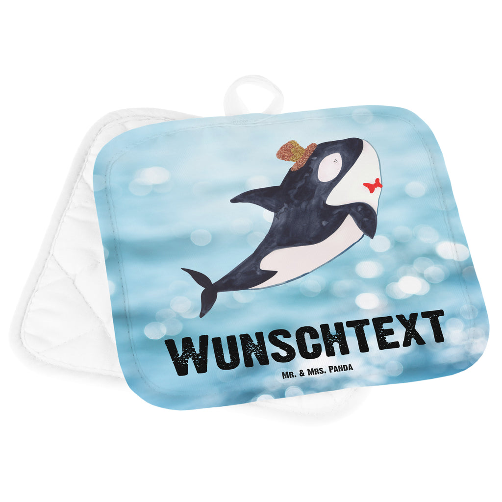 Personalisierte Topflappen Orca Zylinder Topflappen personalisiert, Personalisierte Topfuntersetzer, Personalisierter Ofenhandschuh, Topflappen Set personalisiert, Topflappen mit Namen, Namensaufdruck, Meerestiere, Meer, Urlaub, Narwal, Glitter, Konfetti, Glitzer, Geburtstag, Feier, Fete, Fest, Glückwunsch, Orca