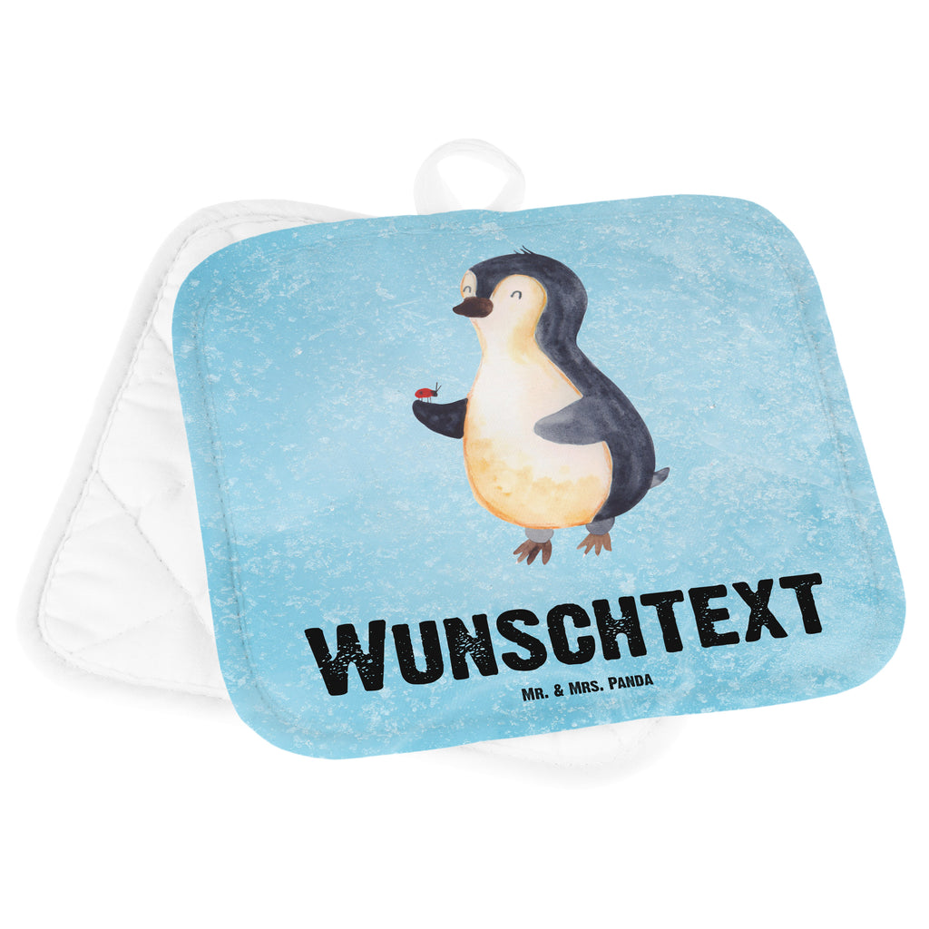 Personalisierte Topflappen Pinguin Marienkäfer Topflappen personalisiert, Personalisierte Topfuntersetzer, Personalisierter Ofenhandschuh, Topflappen Set personalisiert, Topflappen mit Namen, Namensaufdruck, Pinguin, Pinguine, Marienkäfer, Liebe, Wunder, Glück, Freude, Lebensfreude