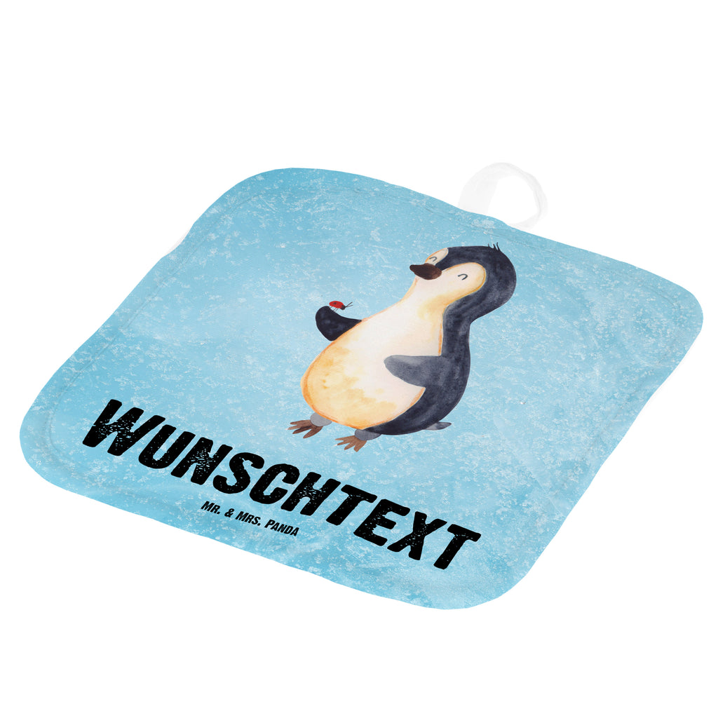 Personalisierte Topflappen Pinguin Marienkäfer Topflappen personalisiert, Personalisierte Topfuntersetzer, Personalisierter Ofenhandschuh, Topflappen Set personalisiert, Topflappen mit Namen, Namensaufdruck, Pinguin, Pinguine, Marienkäfer, Liebe, Wunder, Glück, Freude, Lebensfreude