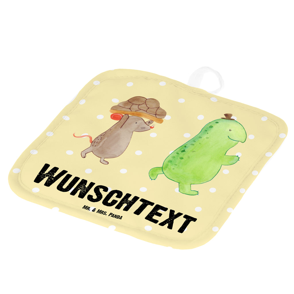 Personalisierte Topflappen Schildkröte & Maus Topflappen personalisiert, Personalisierte Topfuntersetzer, Personalisierter Ofenhandschuh, Topflappen Set personalisiert, Topflappen mit Namen, Namensaufdruck, Schildkröte, Maus, Freunde, Freundinnen, beste Freunde, beste Freundinnen