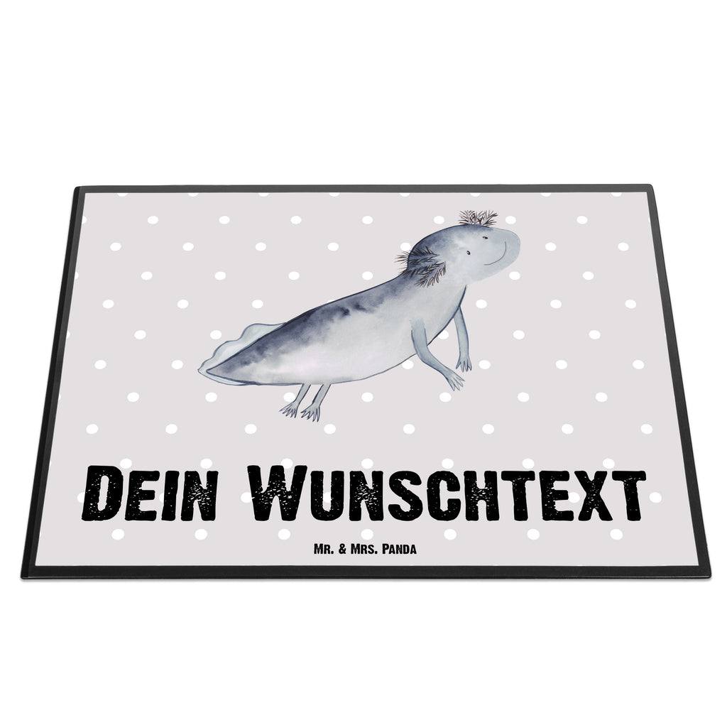 Personalisierte Schreibtischunterlage Axolotl schwimmt Personalisierte Schreibunterlage, Personalisierte Schreibtischauflage, Personalisierte Schreibtisch Unterlagen, Schreibunterlage mit Namen, Schreibtischauflage  mit Namen, Schreibtisch Unterlagen mit Namen, Selbst gestalten, Namensaufdruck, Namenspersonalisierung, Axolotl, Molch, Axolot, Schwanzlurch, Lurch, Lurche, Problem, Probleme, Lösungen, Motivation