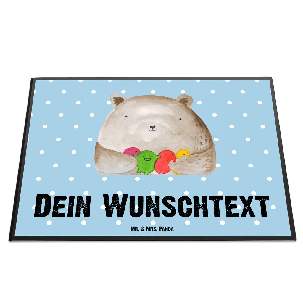 Personalisierte Schreibtischunterlage Bär Gefühl Personalisierte Schreibunterlage, Personalisierte Schreibtischauflage, Personalisierte Schreibtisch Unterlagen, Schreibunterlage mit Namen, Schreibtischauflage  mit Namen, Schreibtisch Unterlagen mit Namen, Selbst gestalten, Namensaufdruck, Namenspersonalisierung, Bär, Teddy, Teddybär, Wahnsinn, Verrückt, Durchgedreht