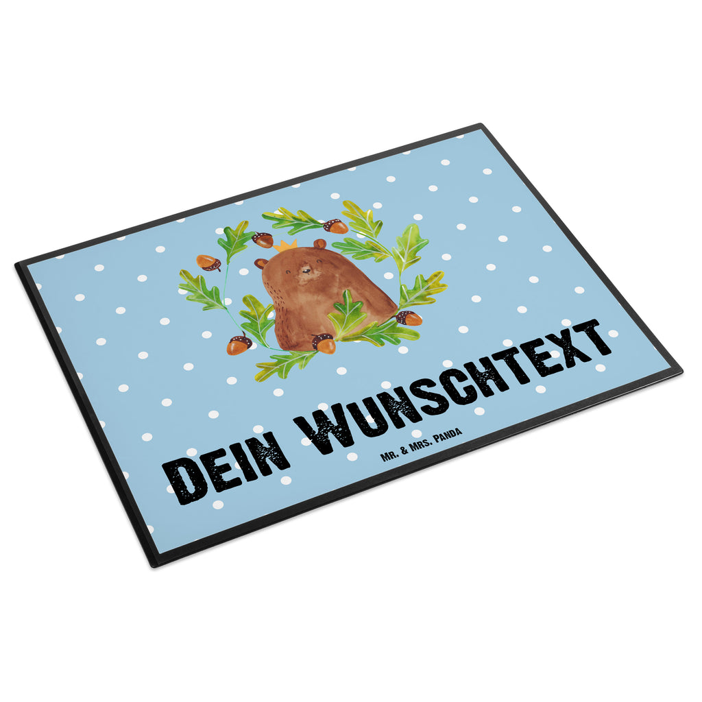 Personalisierte Schreibtischunterlage Bär König Personalisierte Schreibunterlage, Personalisierte Schreibtischauflage, Personalisierte Schreibtisch Unterlagen, Schreibunterlage mit Namen, Schreibtischauflage  mit Namen, Schreibtisch Unterlagen mit Namen, Selbst gestalten, Namensaufdruck, Namenspersonalisierung, Bär, Teddy, Teddybär, Papa, Papa Bär, bester Vater, bester Papa, weltbester Papa, Vatertag, Vater, Dad, Daddy, Papi